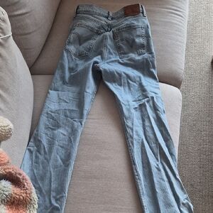 Levi's Ribcage Flare Light Blue High-Rise Flare Jeans